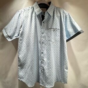 Sunday Joe Blue Casual Button Down Shirt
